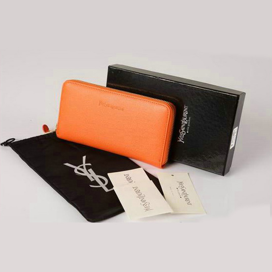 241153 Yves Saint Laurent Zippy Wallet 241153 Arancione